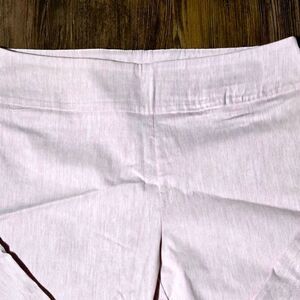 NWOT. Pink Pants with Buttoned Detail